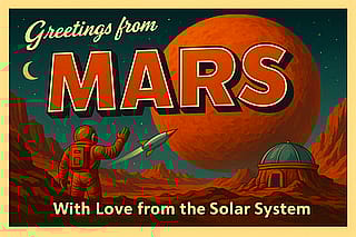 Holiday Greeting Cards from Space'