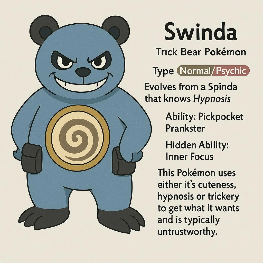 Fan made Carnivine and Spinda evolutions. picture 2 of 2