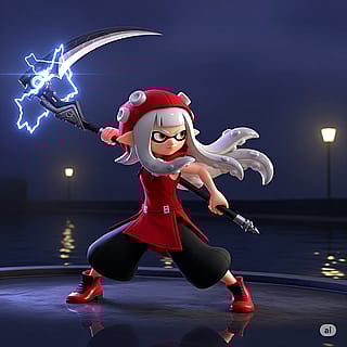 My OC made with Gemini AI'