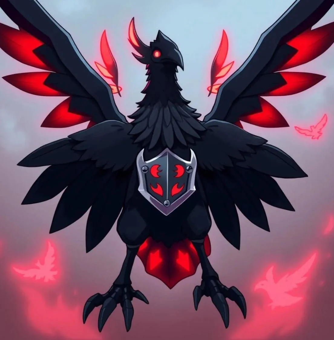 Ravens with metal on their bodies picture 3 of 3