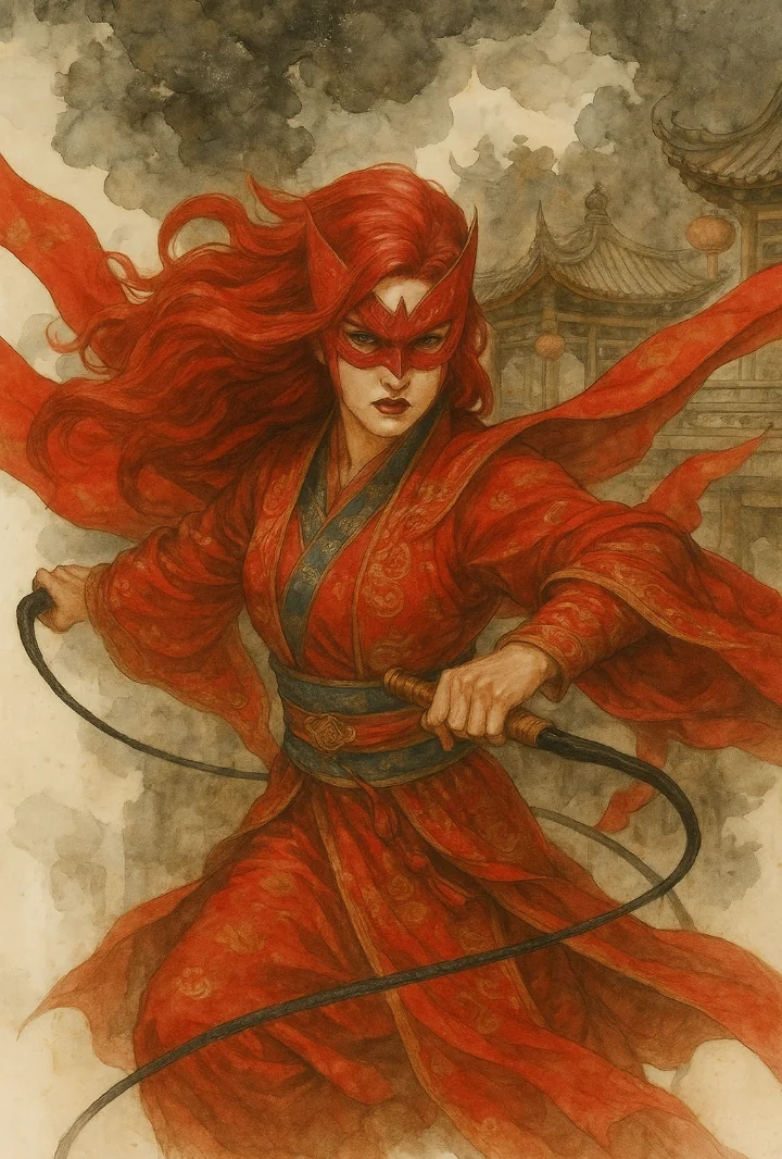 Batwoman in an Ancient Chinese Mythical Setting picture 1 of 1