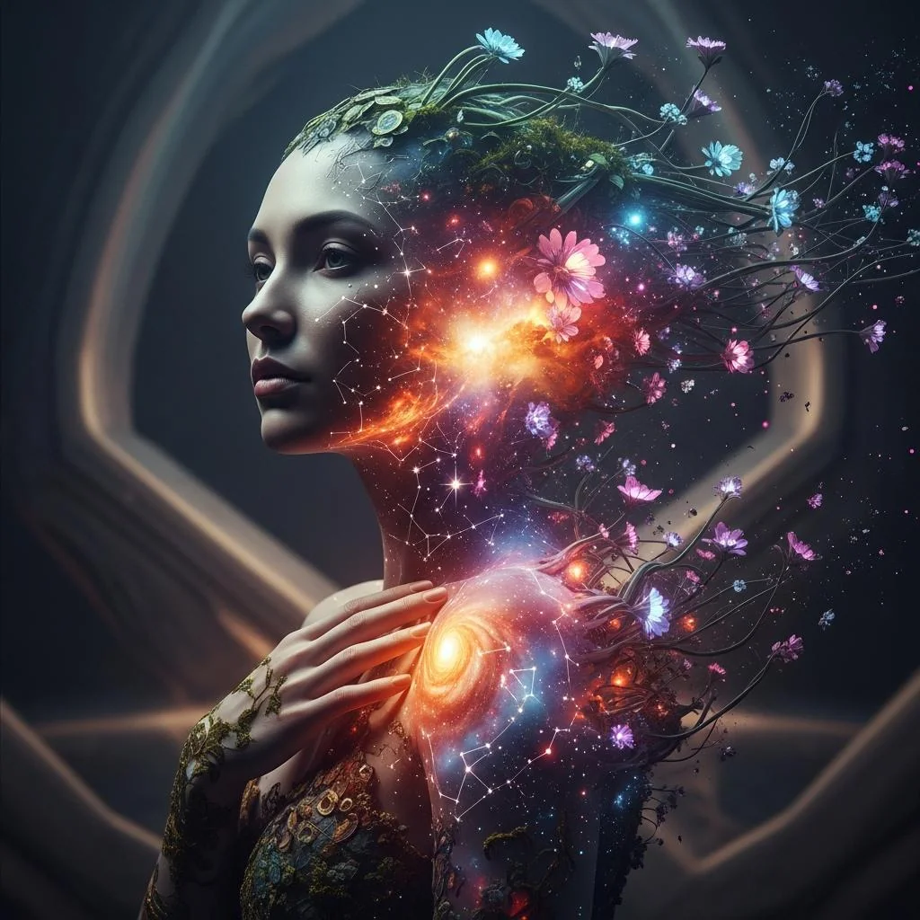 She wears the universe. picture 1 of 1