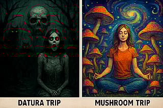 Detura trip vs mushroom trip'