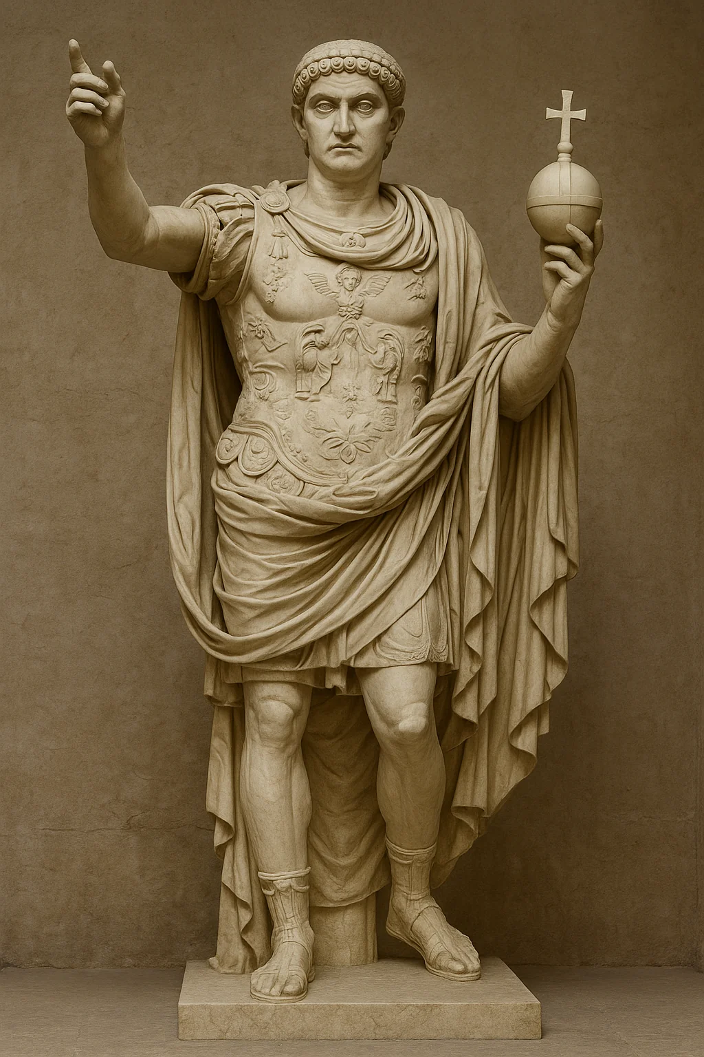 Justinian, sculpted like Caesar Augustus picture 1 of 1