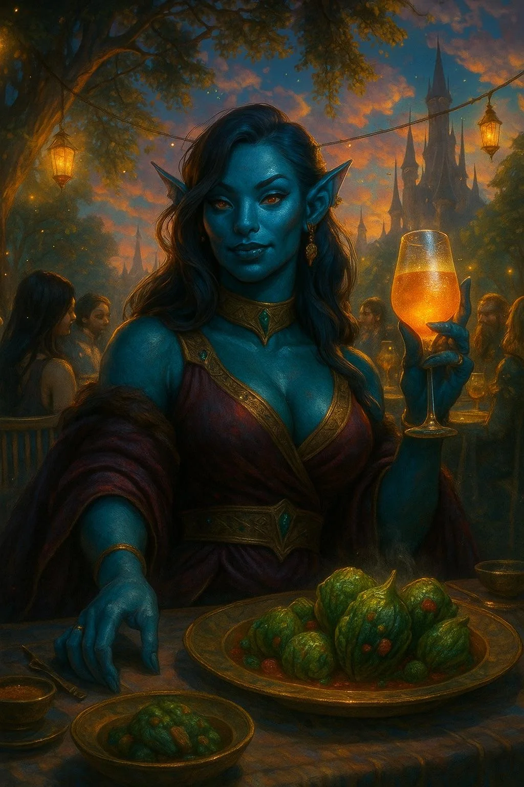 You've been invited to dinner, but you have to finish whatever's on the table. Who are you sitting with? picture 3 of 20