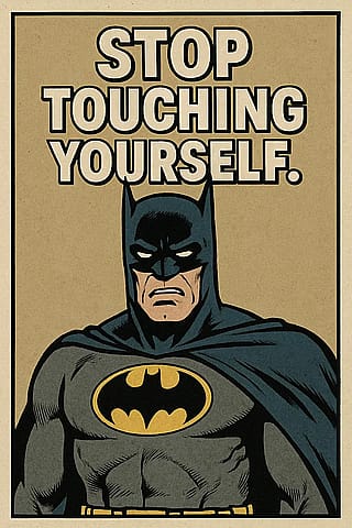 Batman is getting serious.'