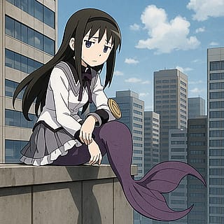 Mermaid Homura Akemi'