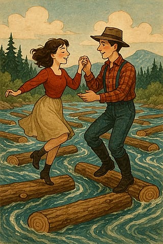 The Log Driver's Waltz pleases girls completely'