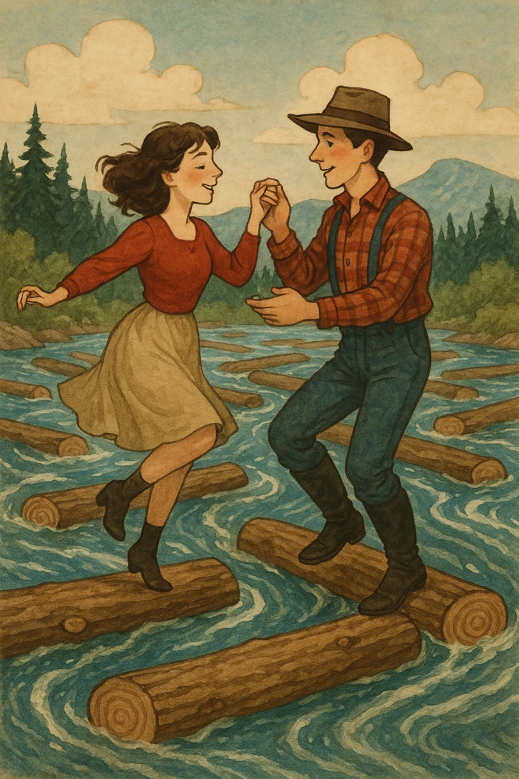 The Log Driver's Waltz pleases girls completely picture 1 of 1