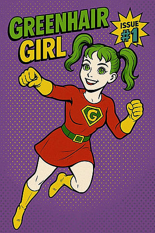 Greenhair Girl Issue #1.'