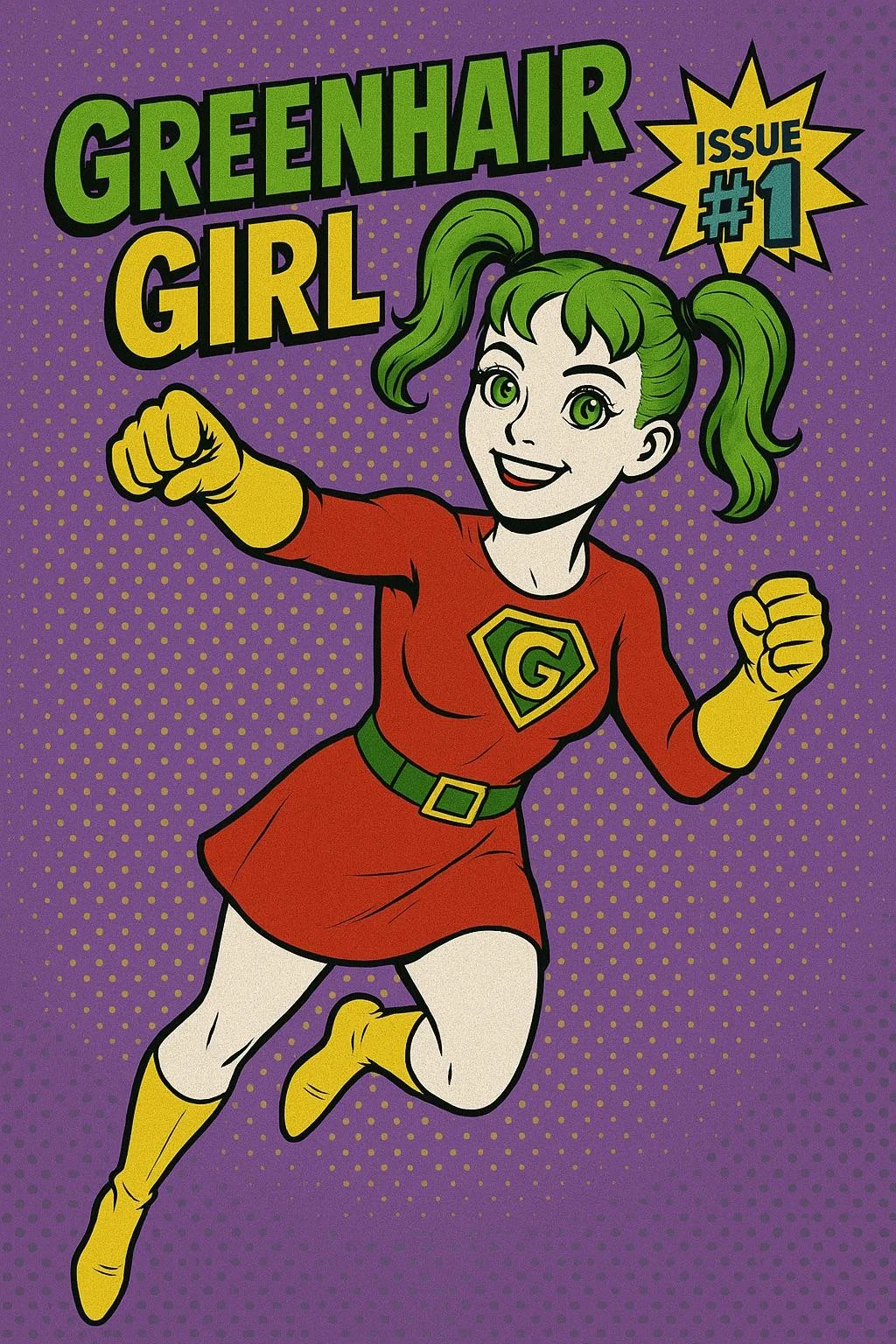 Greenhair Girl Issue #1. picture 1 of 4