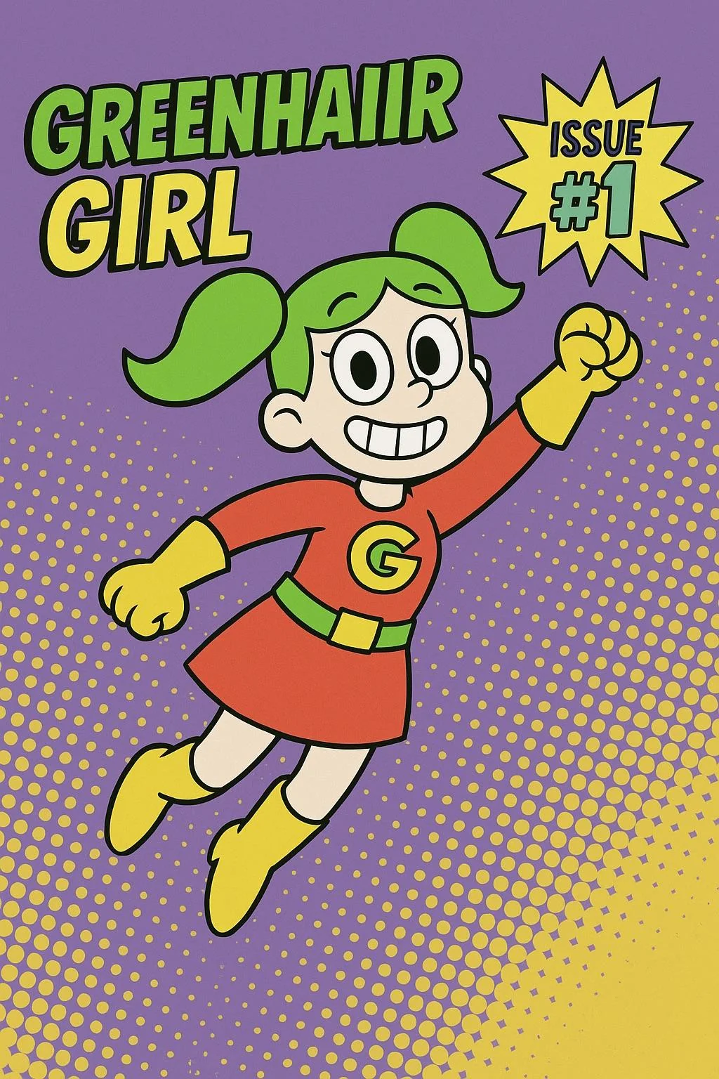Greenhair Girl Issue #1. picture 2 of 4