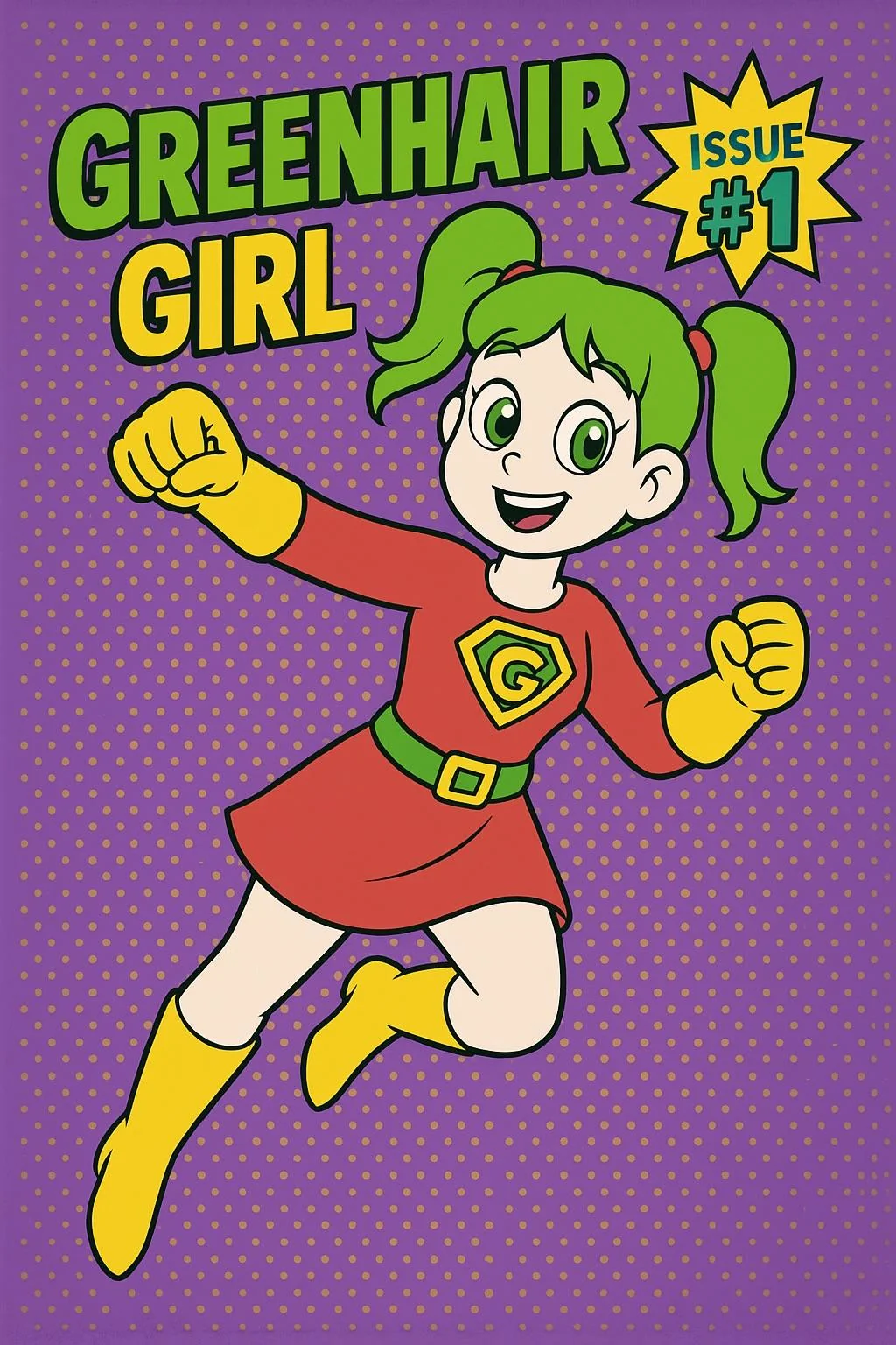 Greenhair Girl Issue #1. picture 3 of 4