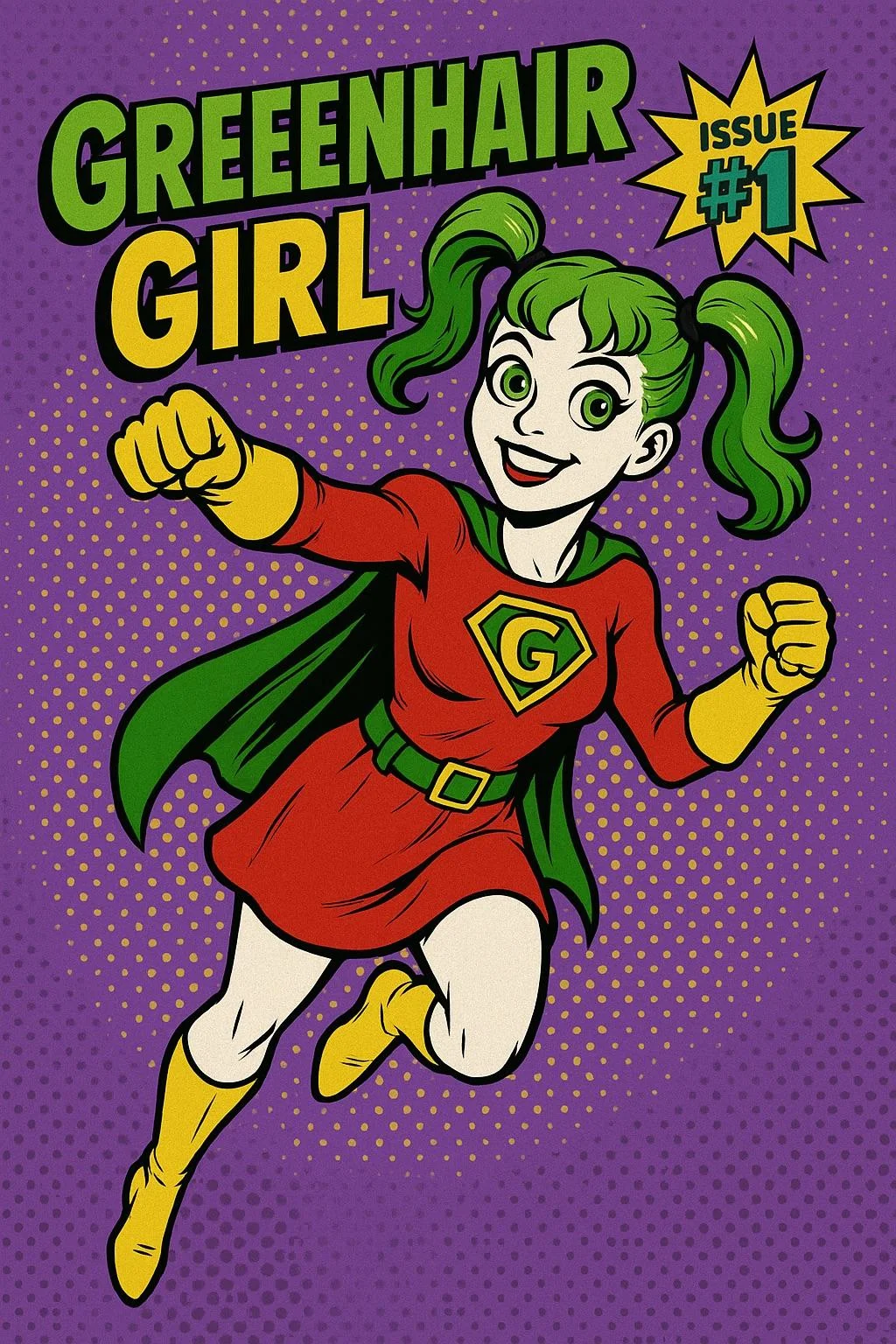 Greenhair Girl Issue #1. picture 4 of 4