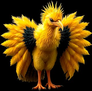 Used some traits from zapdos in having the ai make a thunder bird'
