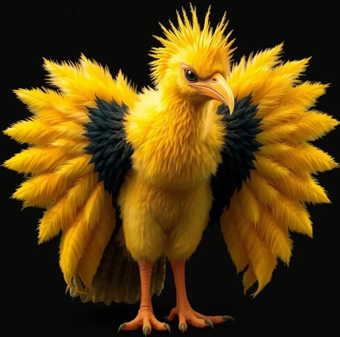Used some traits from zapdos in having the ai make a thunder bird picture 1 of 3