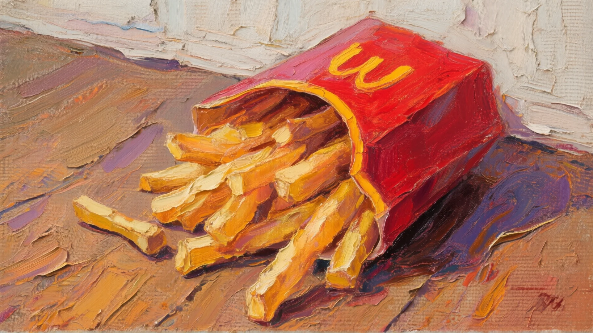 "Literally the mcdonalds fries off the floor of art" picture 1 of 1