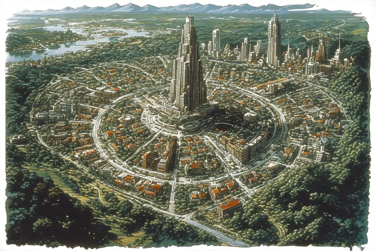 Unmade Walt Disney EPCOT City picture 6 of 9
