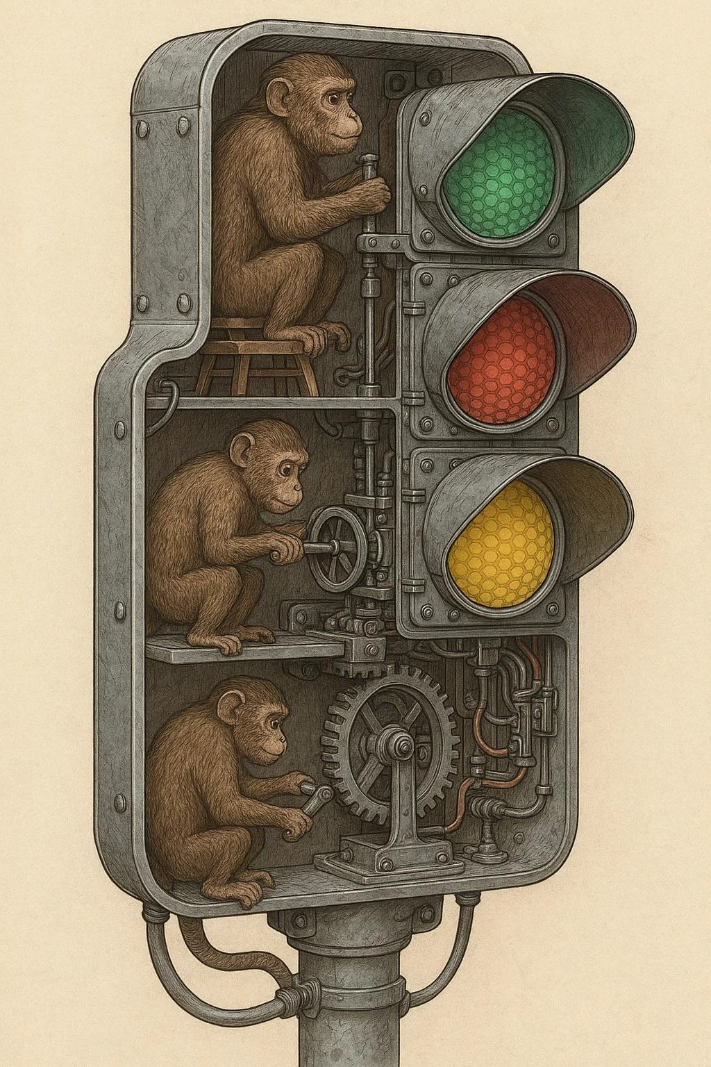 How I thought traffic lights worked as a kid picture 1 of 1