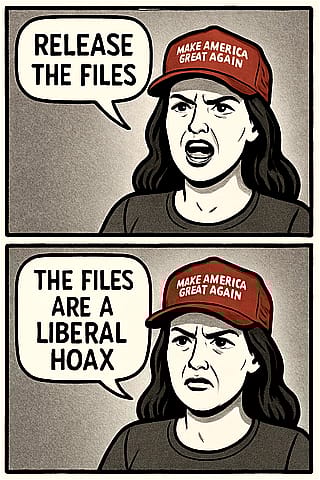 MAGA changing their stance like you change clothes'