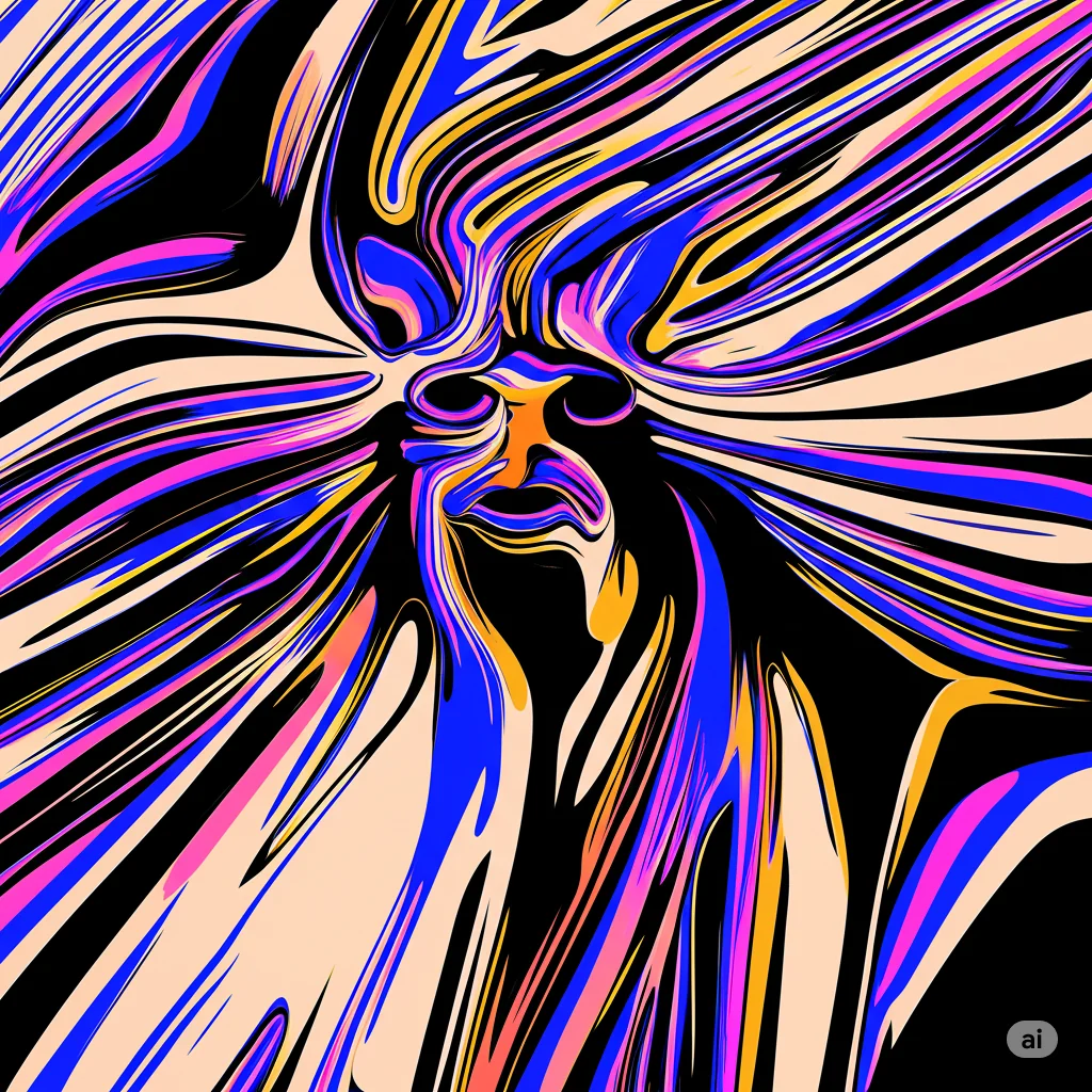 From a Cat Meme into an Abstract wallpaper picture 3 of 4
