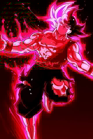 Goku Black Transforming'