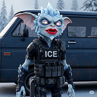 ICE gremlin doing her job'
