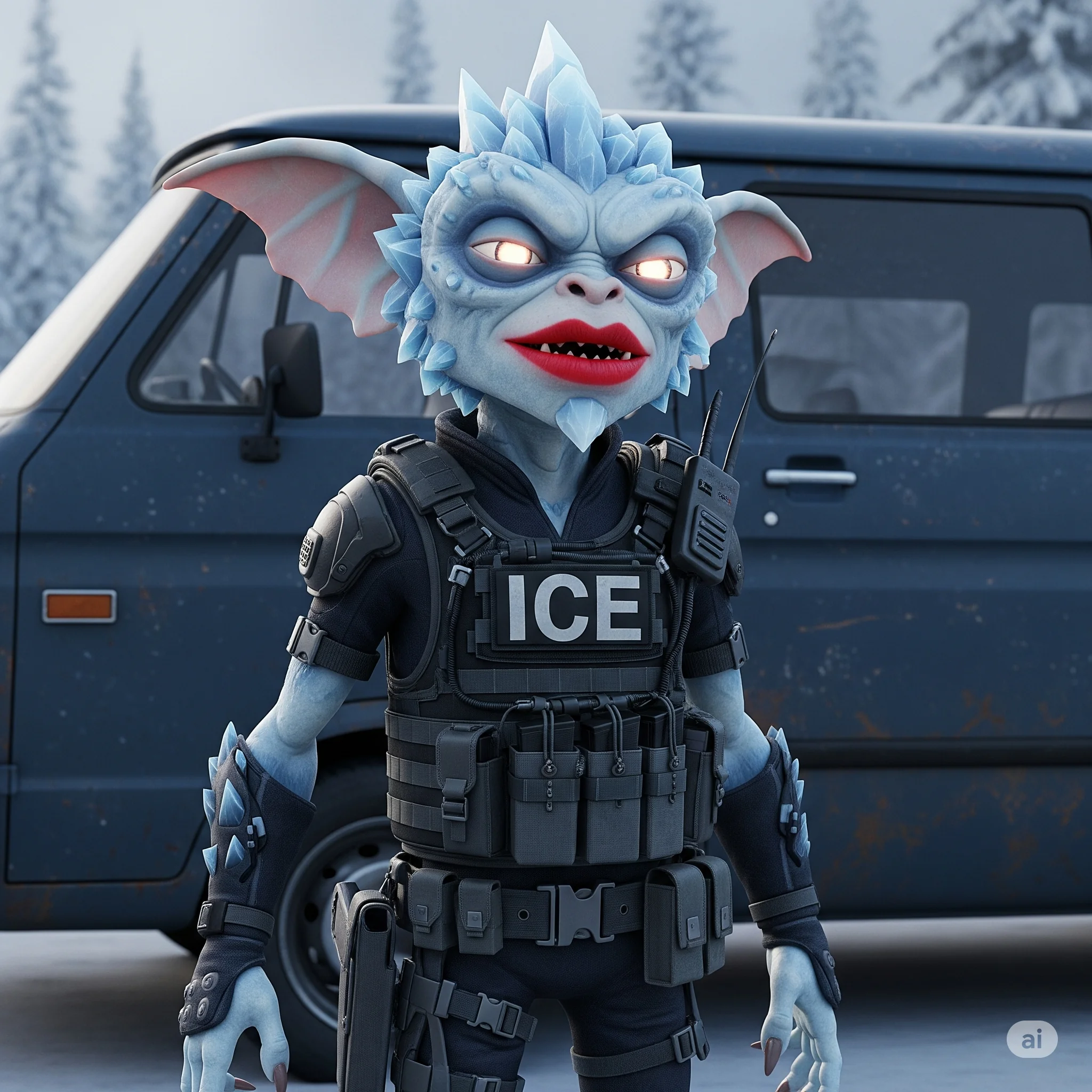 ICE gremlin doing her job picture 1 of 1