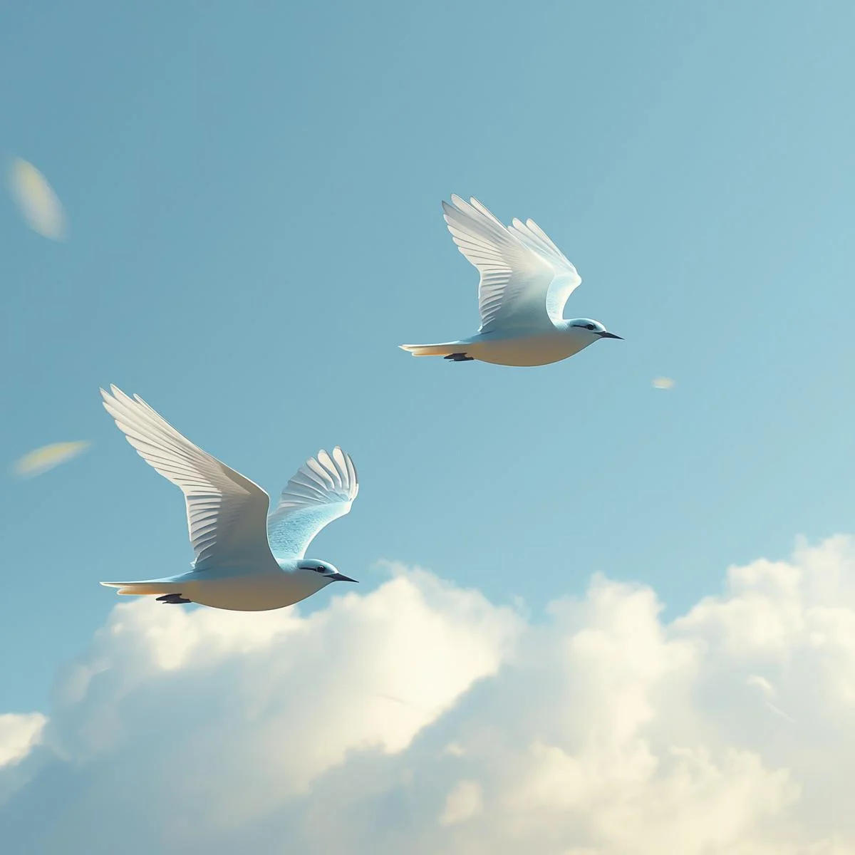 Birds in sky picture 1 of 1