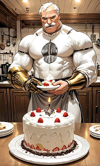 Conquest (Invincible) but as a nice person'