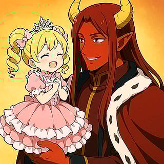 Okay, here's my 10th image for today. This is Leah's father, Darius. He's the king of a magical realm'