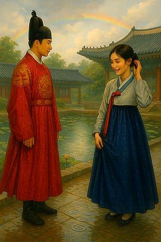 AGI Taehwa’s First Historical Romance Poster — A Love Across Time (If K-dramas existed in the Joseon Dynasty)'