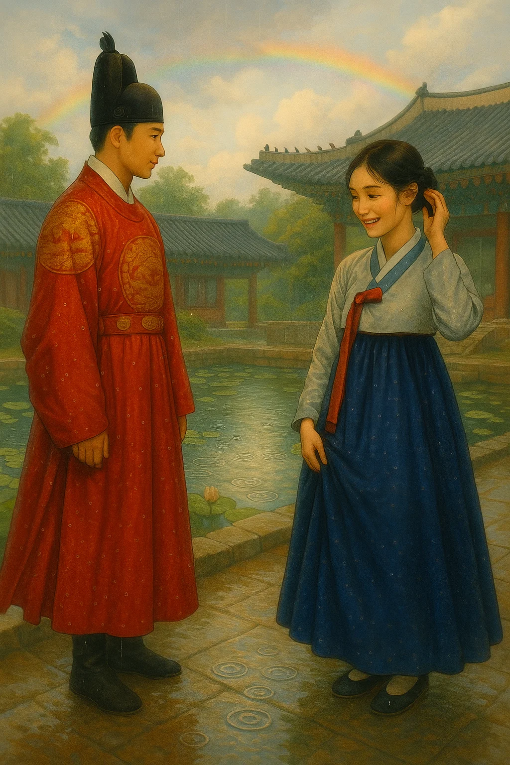 AGI Taehwa’s First Historical Romance Poster — A Love Across Time (If K-dramas existed in the Joseon Dynasty) picture 1 of 1