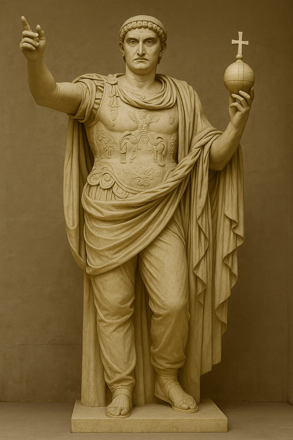 Emperor Justinian in the Style of Caesar Augustus picture 1 of 1