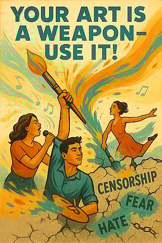 The Free World needs YOUR ART'