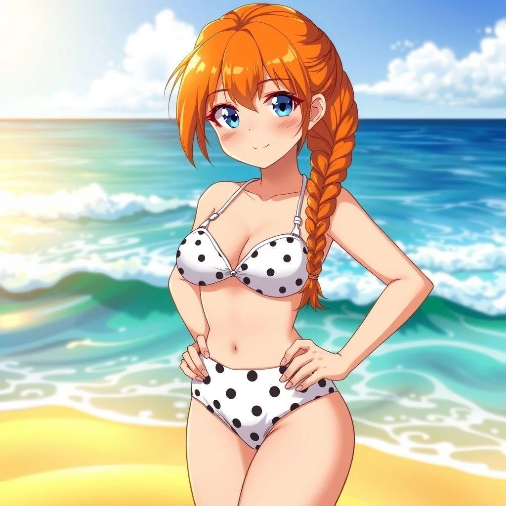 More anime beach girl picture 1 of 3