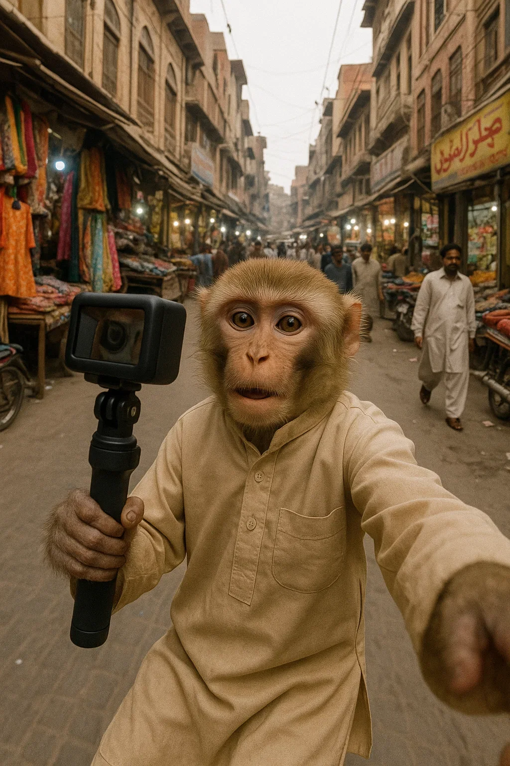 First monkey vlogger in 4K. picture 1 of 1