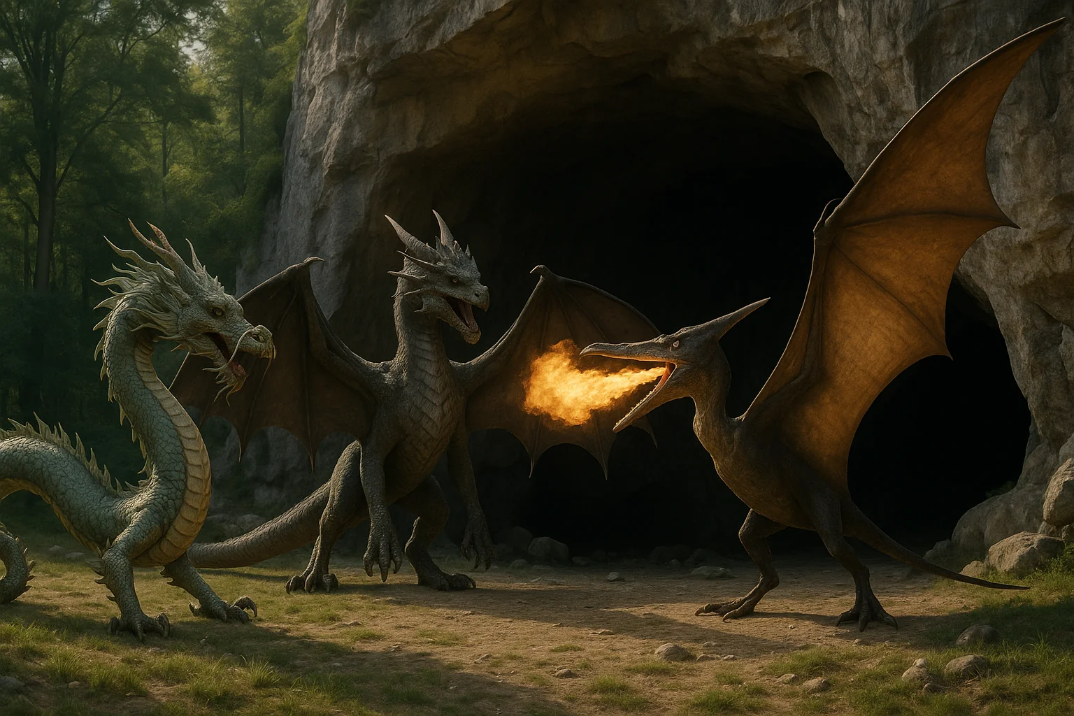Three concepts of dinosaurs: East meets West meets.... picture 1 of 1