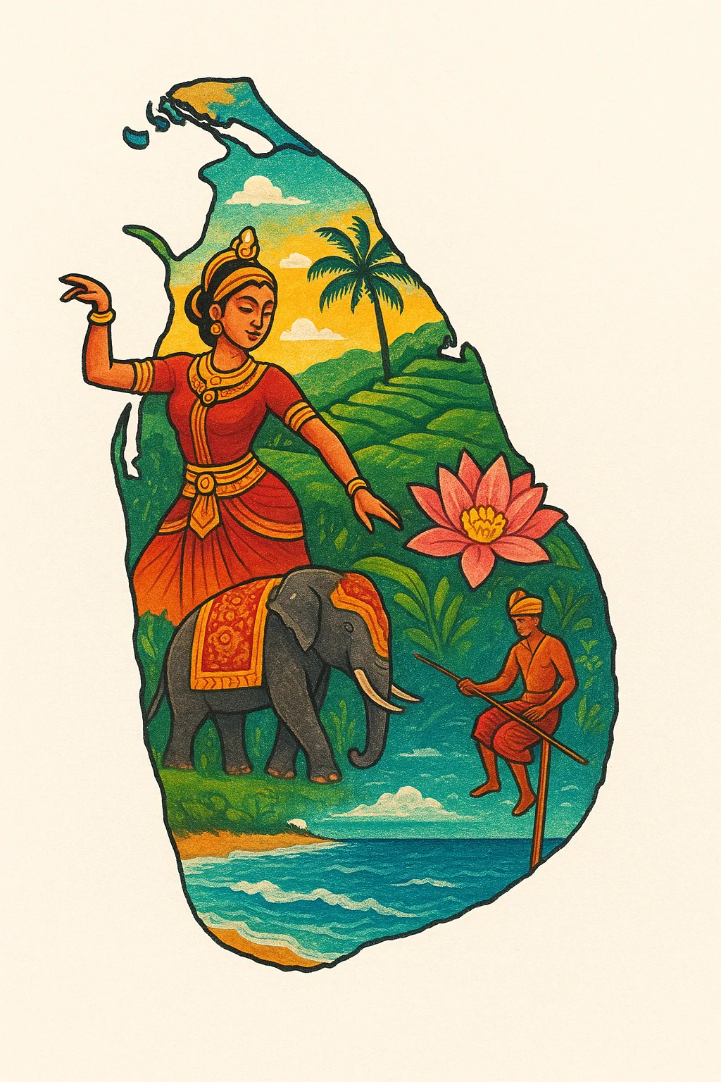 Sri Lanka in AI Art – A Celebration of Dance, Nature, and Heritage picture 1 of 1