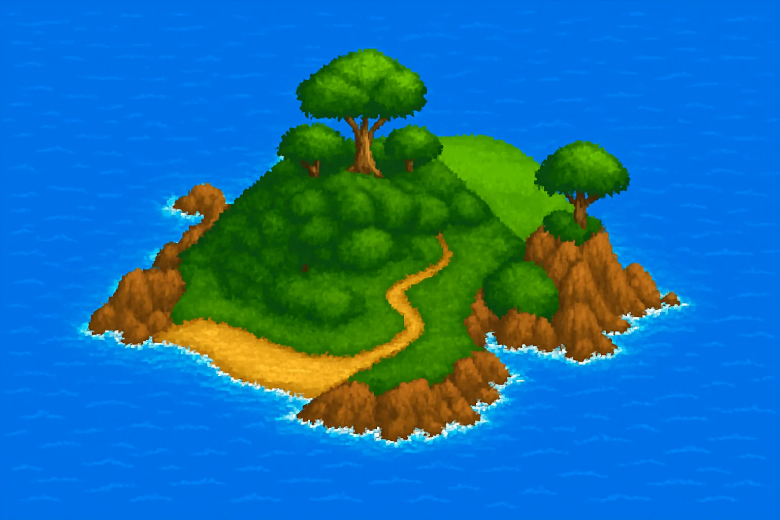 Pixel art background for a Greek epic adventure game I'm working on. picture 4 of 13