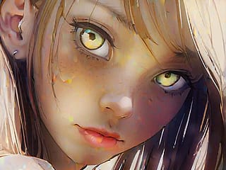 a girl on a summer day'