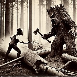 When trees fight back.'