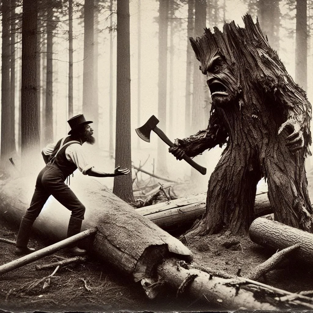 When trees fight back. picture 1 of 4