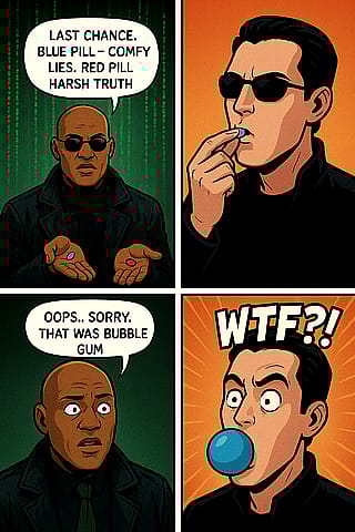 Morpheus mixed the pills'