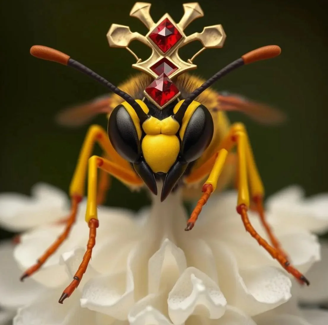 Queen bee but with a crown/jewel on its head picture 1 of 1