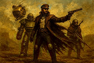 Courier, Veronica, Boone and Ed-E'
