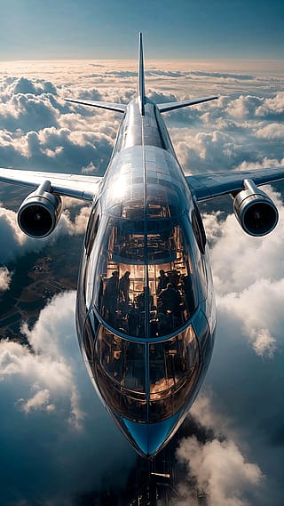 See-through plane'