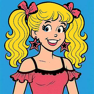 Leah in different art-styles. Can you name them?'