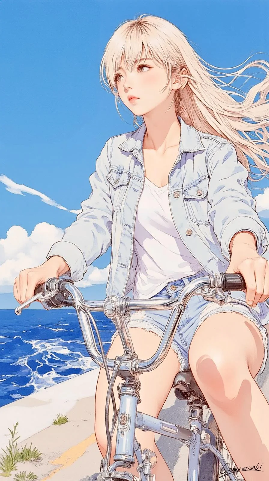 Summer Sky and Sea Breeze / Phone Wallpaper Archives picture 1 of 1