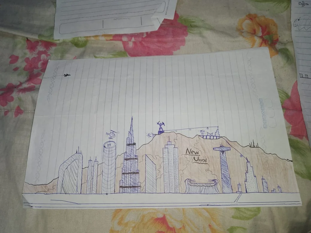 Found some skyline drawings I used to do when I was bored in highschool 10 years ago picture 2 of 6